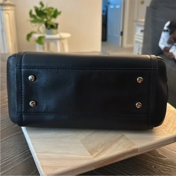 Kate Spade Black and White Striped Handbag - Picture 6 of 11